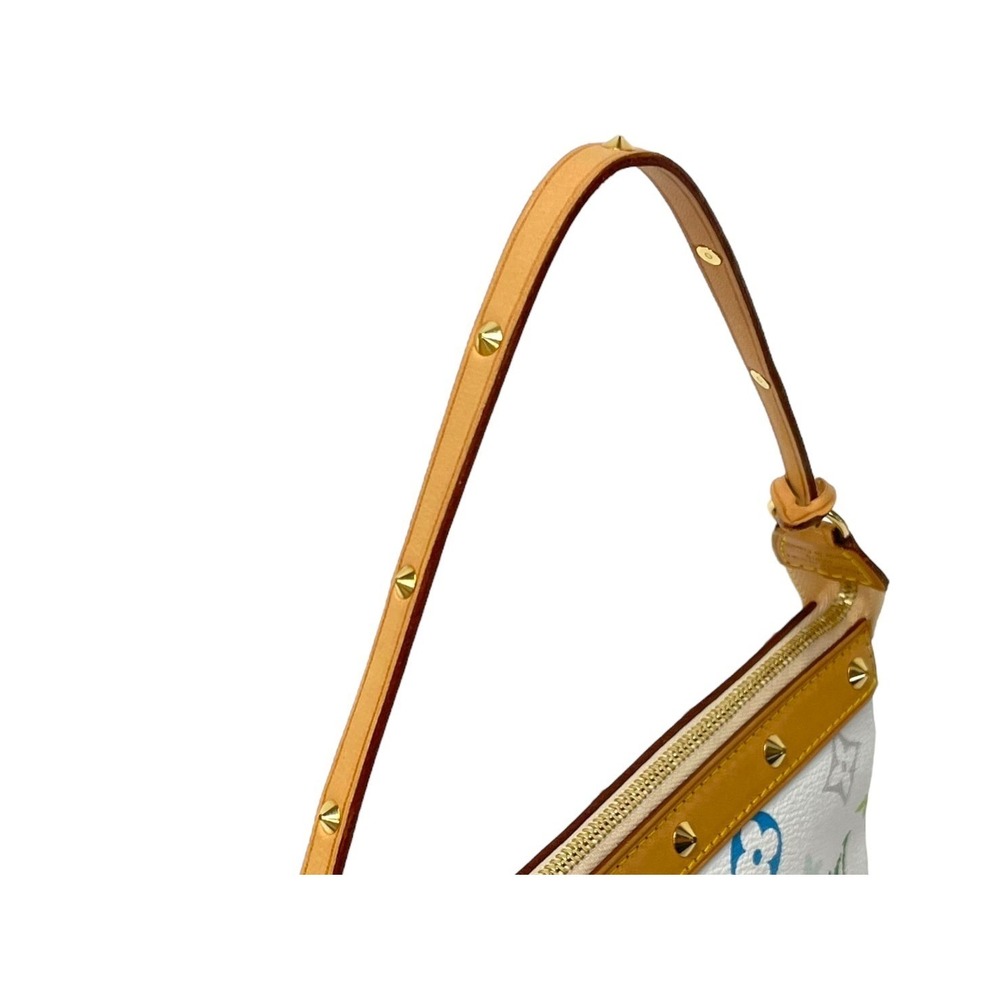 LOUIS VUITTON Takashi Murakami Pochette Accessoires Multicolore Multicolor White - Picture 4 of 9
